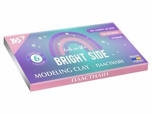 Пластилин YES Glamour 540640 6 цветов