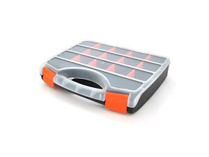 Пластмасовий переносний ящик для інструментів 460х350х79мм B-460