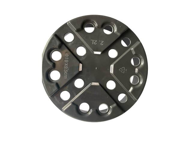 Пластиковий горщик-миска для хризантем та кущових квітів (3л; Ø 21см) чорний - Фото 2