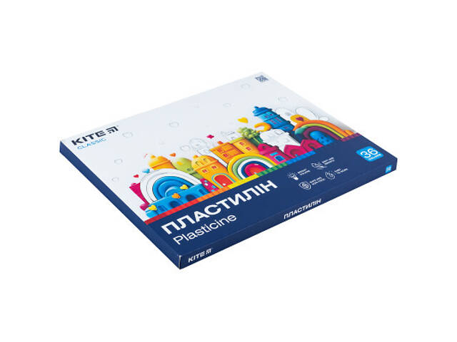 Пластилін Kite Classic 36 кольорів, 720 г (K-078) - Фото 2