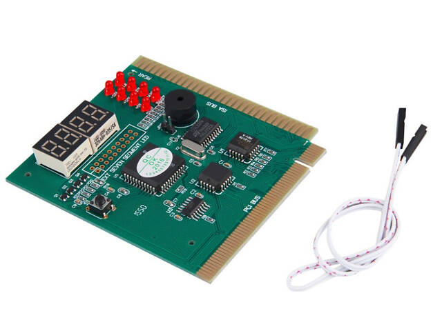 Плата-тестер для диагностики материнских плат в PCI порт, LCD, Пакет - Фото 1