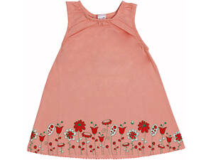 Платье детское Valeri Tex 1848-55-029-019 86 см персиковое