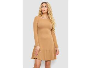 Сукня з оборкою AGER XS-S Бежева 230R0112 (117523_837138)