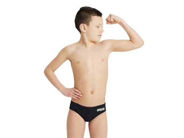 Плавки Arena Team Swim Briefs Solid Kids 6 Black/White (1097-004774-550 6) - Фото 1