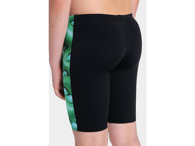 Плавки-боксери для хлопців Arena FOAM SWIM JAMMER чорний, зелений, бірюзовий Діт 128 см - Фото 9