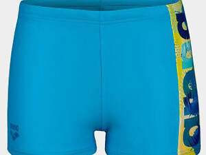 Плавки-боксери для хлопців Arena LIGHT TRICKS SWIM SHORT блакитний, салатовий, синій Діт 128 см