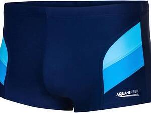 Плавки-боксери для чоловіків Aqua Speed ARON синій Чоловічі XXL (86-96 см) 338-42 XXL