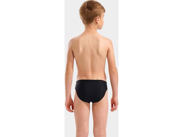 Плавки для хлопчиків Arena SWIM BRIEFS SOLID Чорний, Жовтий 116 см (008371-583 116) - Фото 2
