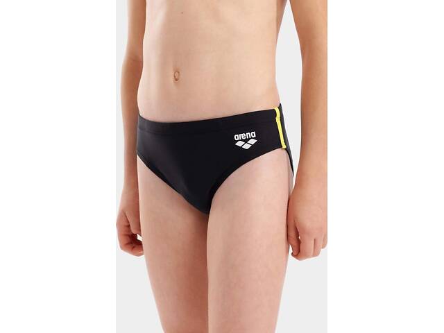 Плавки для хлопчиків Arena SWIM BRIEFS SOLID Чорний, Жовтий 116 см (008371-583 116) - Фото 3