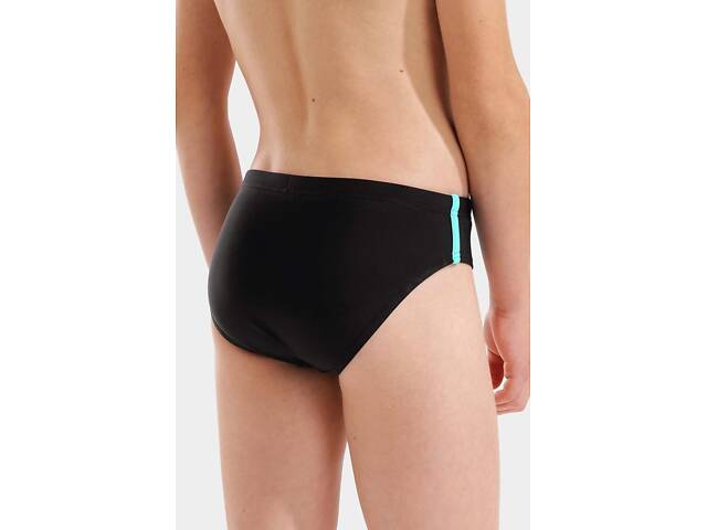 Плавки для хлопчиків Arena SWIM BRIEFS SOLID Чорний, Жовтий 116 см (008371-583 116) - Фото 4