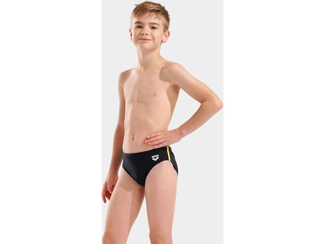 Плавки для хлопчиків Arena SWIM BRIEFS SOLID Чорний, Жовтий 116 см (008371-583 116) - Фото 5