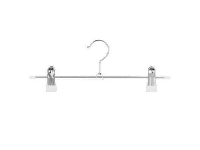 Плечики Ardesto Металеві З прищіпками для брюк Білий 30 см 5 шт. (ARHC2805WC) - Фото 3