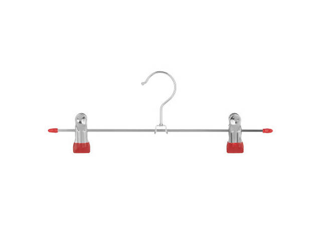 Плечики Ardesto Металеві З прищіпками для брюк Червоні 30 см 5 шт. (ARHC2805RC) - Фото 3