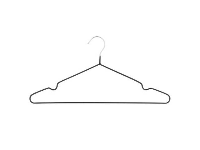 Плечики Ardesto Металеві з ПВХ покриттям Чорні 40.5 см 5 шт. (ARHC2805B) - Фото 3