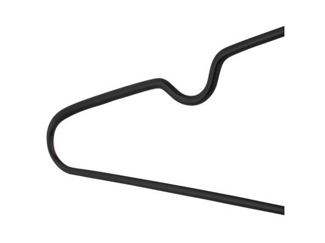 Плечики Ardesto Металеві з ПВХ покриттям Чорні 40.5 см 5 шт. (ARHC2805B) - Фото 4
