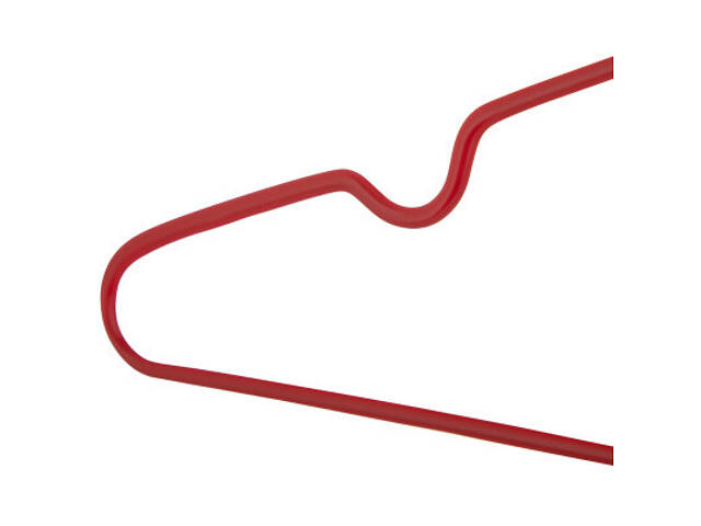 Плечики Ardesto Металеві з ПВХ покриттям Червоні 40.5 см 10 шт. (ARHC2810R) - Фото 4