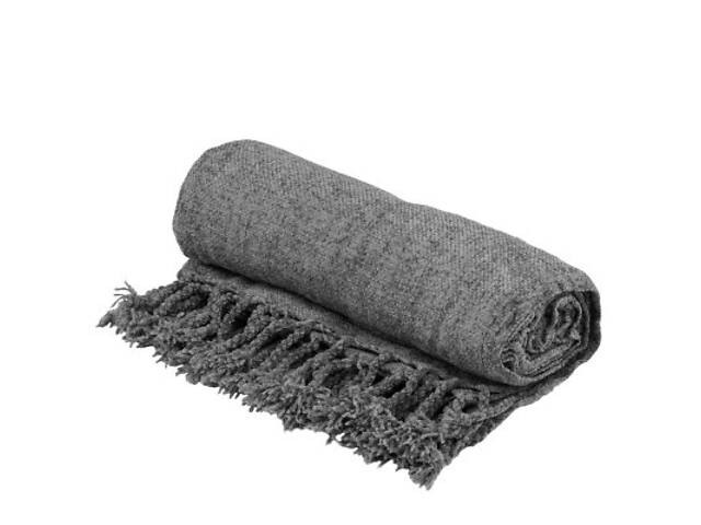 Плед Ardesto Chenille 140х190см, 100% поліестер, сірий темний (ART0203CH) - Фото 3