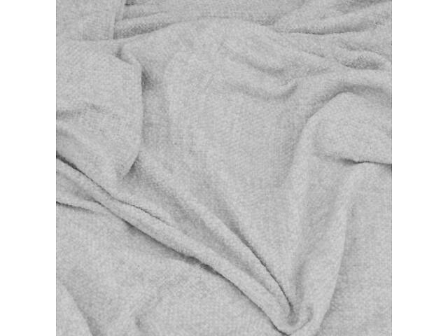 Плед Ardesto Chenille 140х190см, 100% поліестер, сірий світлий (ART0201CH) - Фото 5