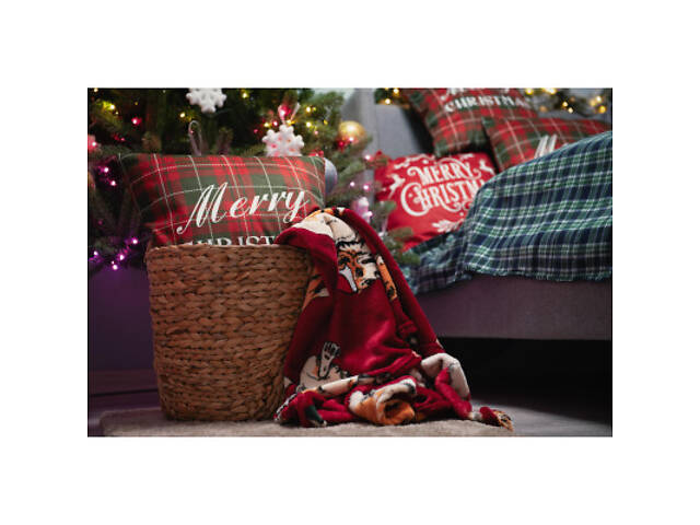 Плед Ardesto Christmas Flannel 160х200см, 100% поліестер, різдвяні коргі (ART0119PB) - Фото 8