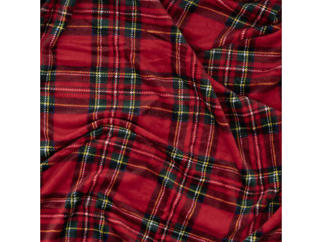 Плед Ardesto Christmas Flannel 160х200см, 100% поліестер, клітинка, червоний (ART0133PB) - Фото 3