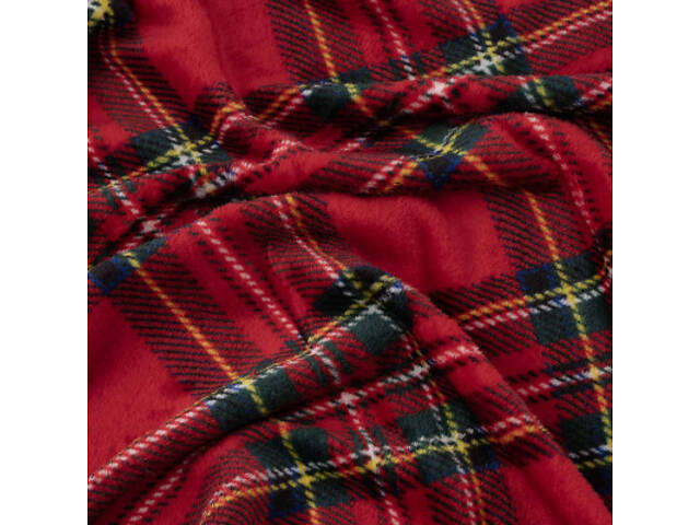 Плед Ardesto Christmas Flannel 160х200см, 100% поліестер, клітинка, червоний (ART0133PB) - Фото 5