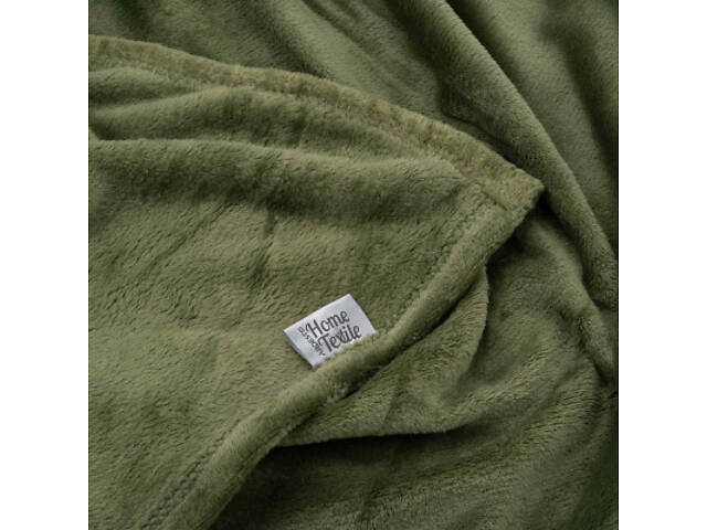 Плед Ardesto Flannel 100% поліестер, зелений 200х220 см (ART0212SB) - Фото 4