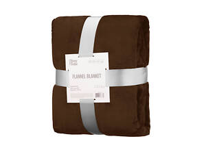 Плед ARDESTO Flannel 160х200см, 100% полиэстер, коричневый (ART0218SB)