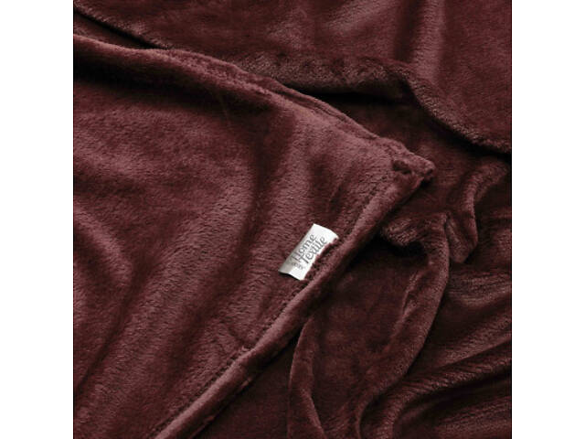 Плед Ardesto Flannel 160х200см, 100% поліестер, бургунди (ART0221SB) - Фото 3
