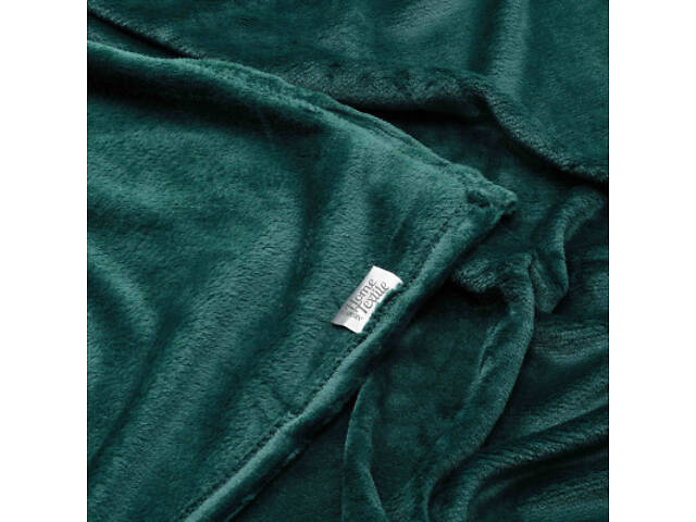 Плед Ardesto Flannel 160х200см, 100% поліестер, смарагдовий (ART0223SB) - Фото 3