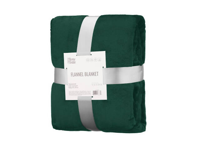 Плед Ardesto Flannel 160х200см, 100% поліестер, смарагдовий (ART0223SB) - Фото 1