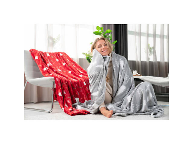 Плед Ardesto Flannel ялинки 160х200 см (ART0110PB) - Фото 7
