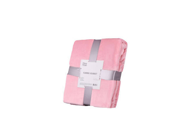 Плед Ardesto Flannel рожевий, 160х200 см (ART0207SB) - Фото 1