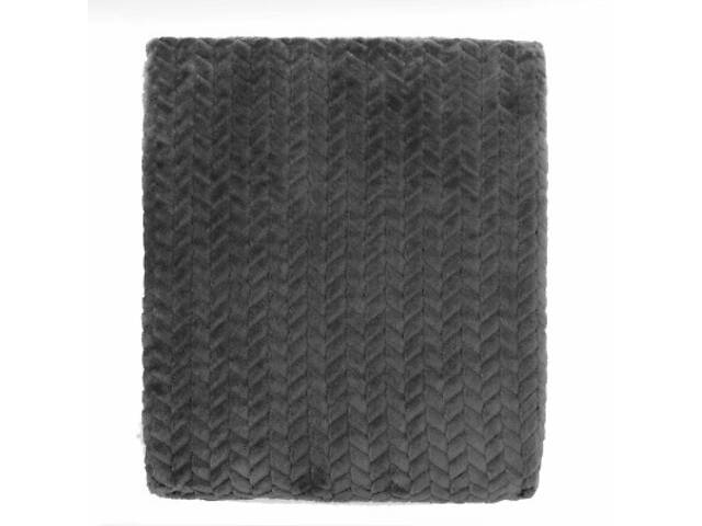 Плед Ardesto Jacquard Braid 200х220см, 100% поліестер, сірий (ART0204JB) - Фото 2