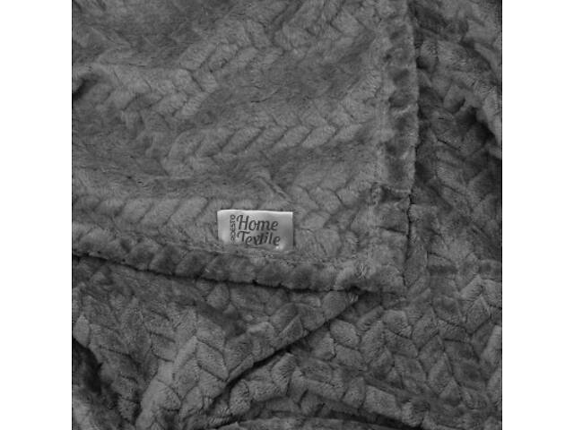 Плед Ardesto Jacquard Braid 200х220см, 100% поліестер, сірий (ART0204JB) - Фото 3