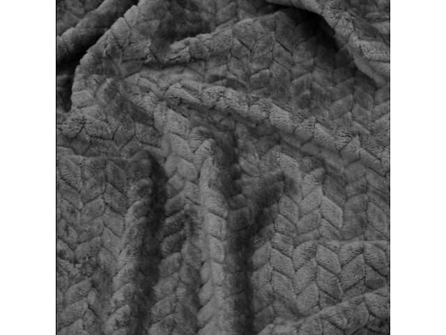 Плед Ardesto Jacquard Braid 200х220см, 100% поліестер, сірий (ART0204JB) - Фото 4