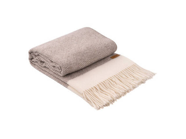 Плед Ardesto Leonardo Bianco 140x200см, тауп (ART0501LB) - Фото 6