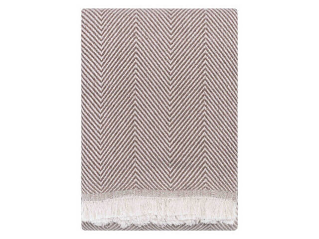 Плед Ardesto Summer 140х190см, 100% бавовна, коричневий (ART0915SR) - Фото 1