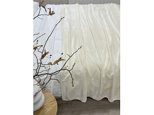 Плед Ecotton 150х220 см Well Soft светло-молочный (11-9608 Coconut milk)