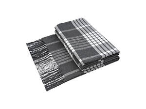 Плед хлопковый Love You HORACE 4651 140х200 см серый