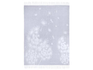 Плед хлопковый Love You Одуванчик 4374 140х200 см серый