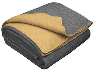 Плед-ковдра вовняна Love You 6017 130х170 см гірчичний