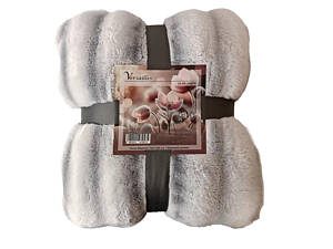 Плед Versailles Шарпей Зимнее утро VS-SP-4400W 200х220 см серый