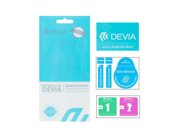 Плівка захисна Devia Hydrogel Apple Watch 10 (46) 2 шт (DV-AW-10-46) - Фото 4