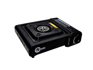 Плита газова портативна Intertool — 342 x 275 x 113 мм з адаптером