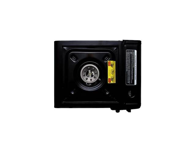 Плита газова портативна Intertool — 342 x 275 x 113 мм з адаптером - Фото 3