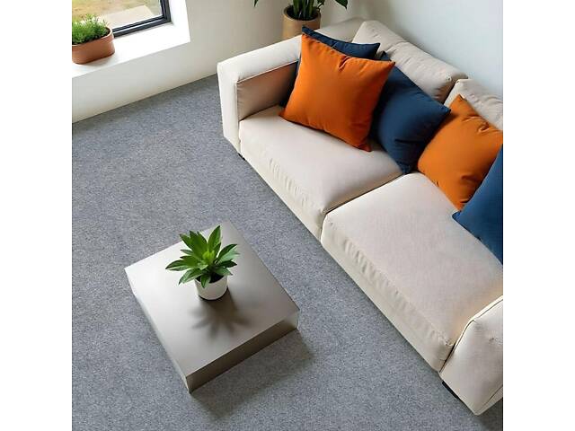 Плитка ковролиновая с TPR основой многоразовая серая 600х600х4мм SW-00002800 - Фото 5