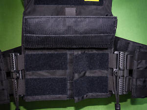 Плитоноска с быстрым сбросом кордура черная ОЛ-2