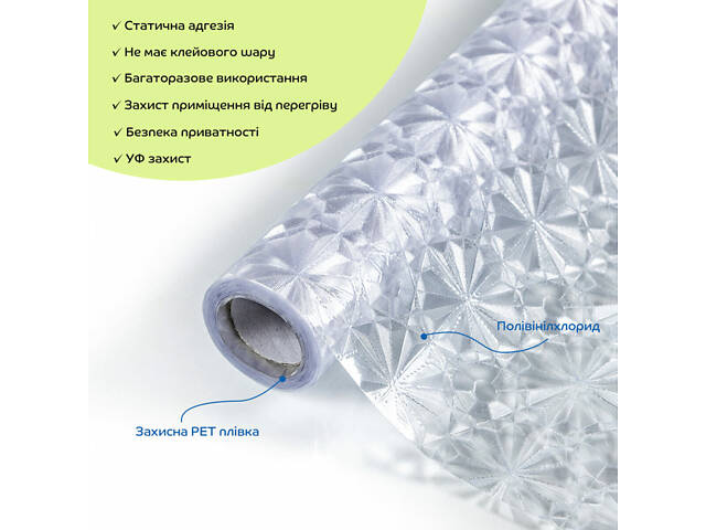 Плівка віконна 600*3000мм (D) SW-00002162 - Фото 2