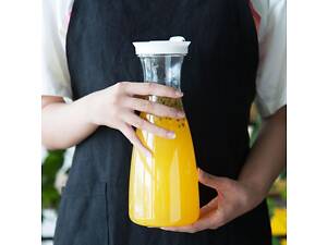 Щільна пластикова пляшка з кришкою для напоїв 1л