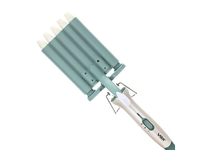 Плойка для волосся п'ять хвиль з регулятором температури керамическая VGR HP-V-597 - Фото 1